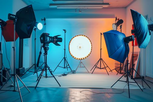 Professional studio lighting